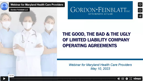 Click here to view/listen to our 2023 Health Care Webinar